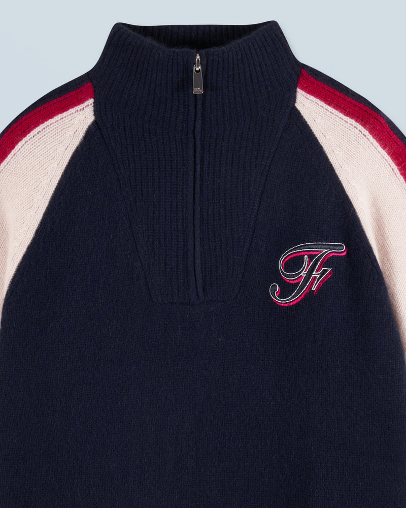 Pull Col Camionneur H24 - Femme - Navy