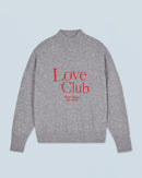 Pull Col Montant Love Club H24 - Gris Chiné Foncé - Femme