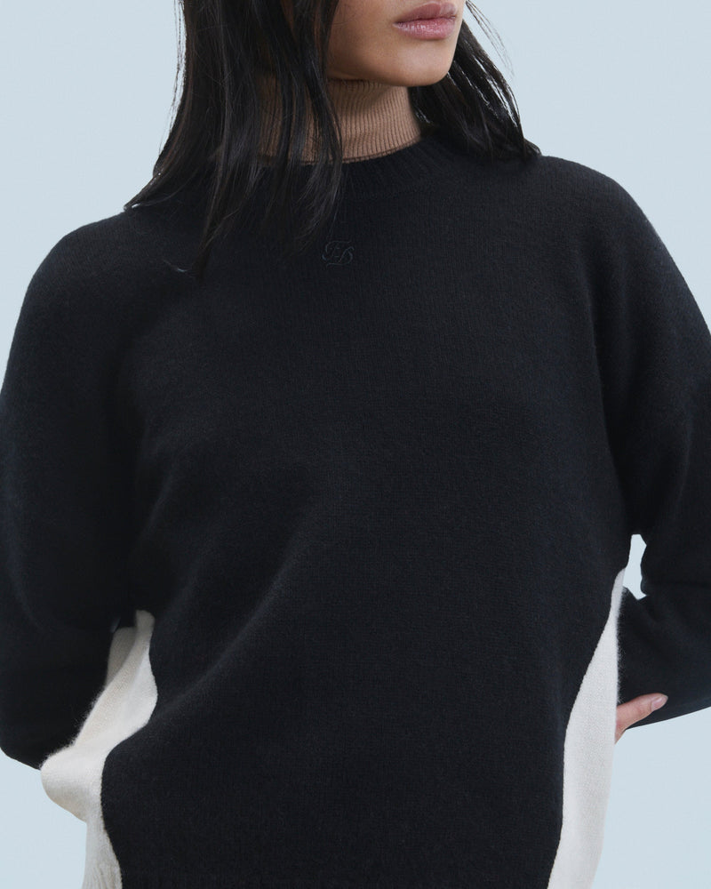 Pull Col Rond H24 - Noir - Femme