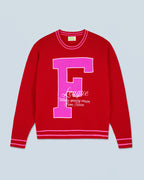 Jersey Cuello Redondo F - Dark Red - 100% Cachemira - Mujer
