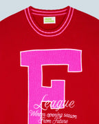 Jersey Cuello Redondo F - Dark Red - 100% Cachemira - Mujer