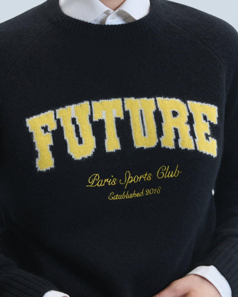 Pull Col Rond Future H24 - Noir - Femme