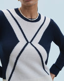 Pull Col Rond H24 - Navy - Femme