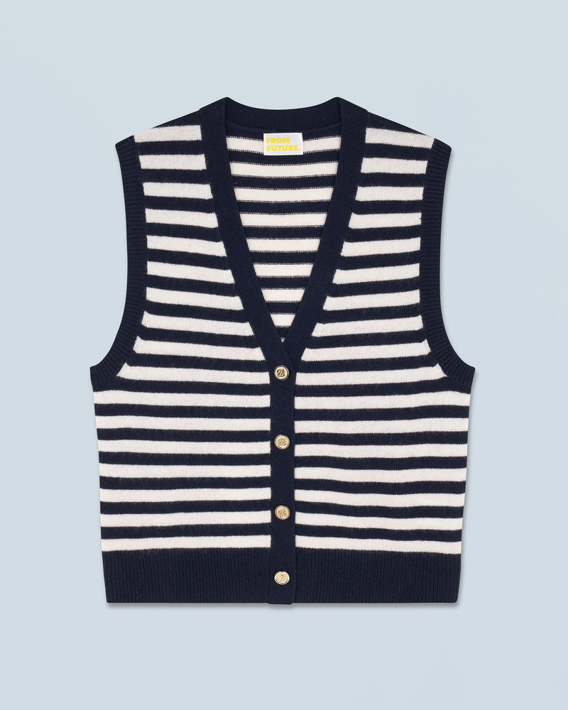 Pull Sans Manches H24 - Navy - Femme