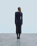 Robe Longue Manche Longue H24 - Femme - Navy