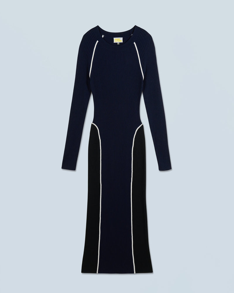 Robe Longue Manche Longue H24 - Femme - Navy