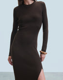 Robe Longue Manche Longue H24 - Chocolat - Femme