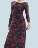 Robe Longue Asymetrique H24 - Passionate Rose - Femme