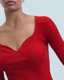 Top Manches Longues H24 - Hot Red - Femme