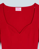 Top Manches Longues H24 - Hot Red - Femme