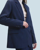 Veste Blazer Tailoring H24 - Rayures Navy - Femme