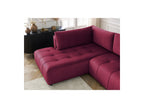 Arsene - Convertible Panoramic Sofa with Storage - Velvet - Right-hand Corner