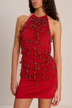 Artemis Dress - Merlot