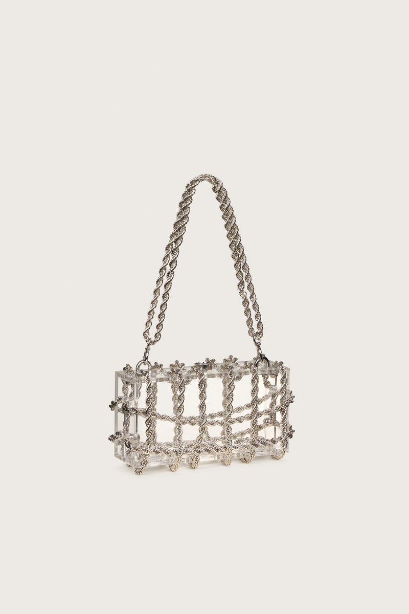 Sac Épaule - Bess Shoulder - Shiny Silver