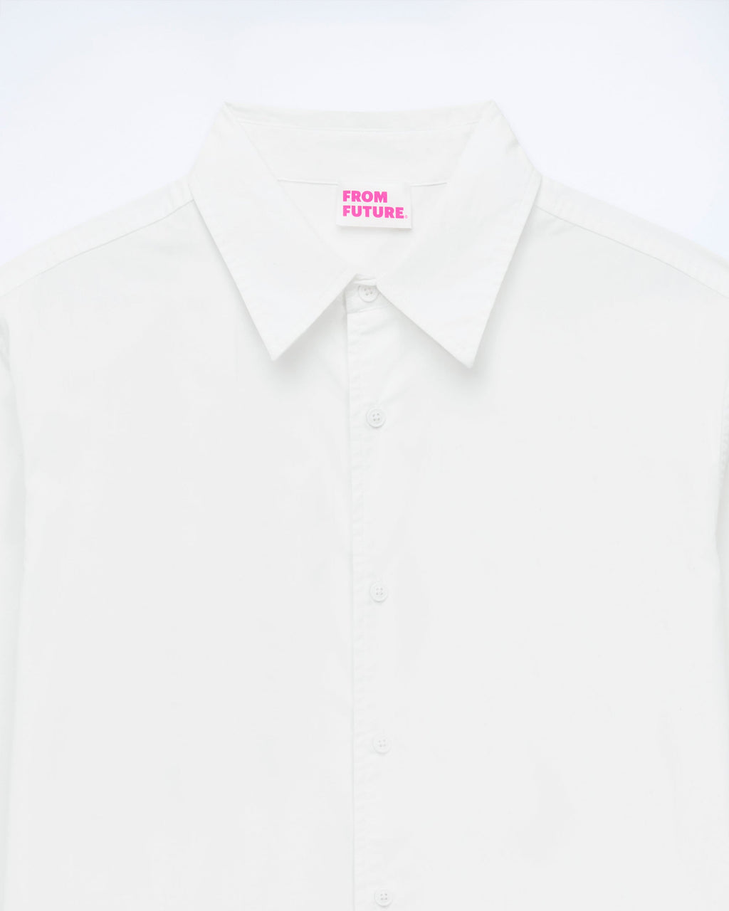Camicia Maniche Lunghe - Bianco - 100% Cotone - Uomo