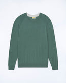 Round Neck Sweater - Washed Green - Man