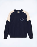 Pull Col Rond From Future Club - Navy - Femme