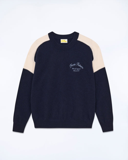 Crew-neck sweater From Future Club - Navy - Woman