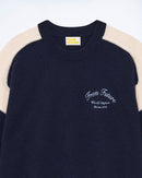 Pull Col Rond From Future Club - Navy - Femme