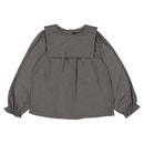 Blouse Marigny Grise Col Marin  - Gris