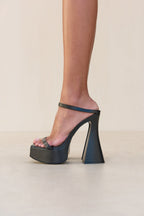Sandalias de tacón Linda - Negro