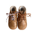 Clarence Soft Lined Ankle Boots - Iridescent Camel Leather - Girls