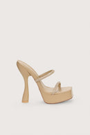 Sandal - Elena Platform - Sand Dollar