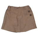 Jupe-Short Pleyel En Lin Taupe  - Taupe