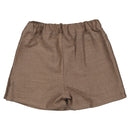 Jupe-Short Pleyel En Lin Taupe  - Taupe