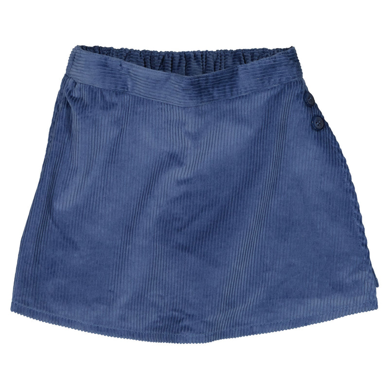 Jupe -Short Pleyel Velours Milleraies  Bleu - Bleu