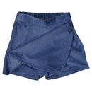 Jupe -Short Pleyel Velours Milleraies  Bleu - Bleu