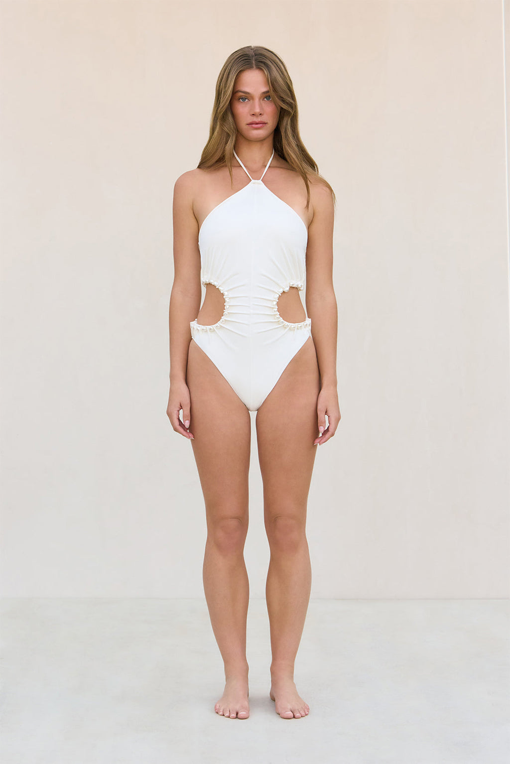 Maillot Une Pièce Sibel - Off White