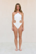 Maillot Une Pièce Sibel - Off White