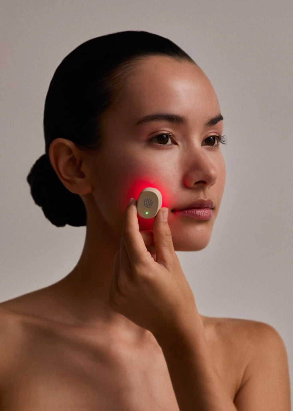 Skincare LED Spot Patch 3-in-1 - 3-in-1 LED Treatment Patches for Acne - Sand, Targeted
