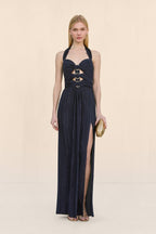 Vestido Nailah - Deep Lake