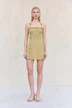 Vestido Alonza - Dorado
