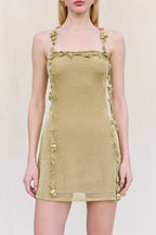 Vestido Alonza - Dorado