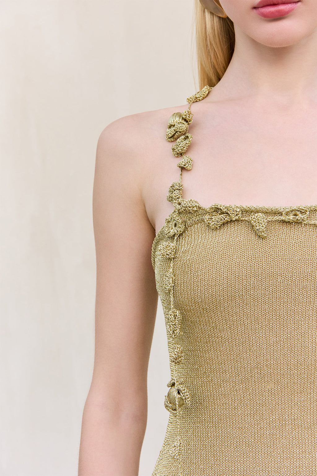 Vestido Alonza - Dorado