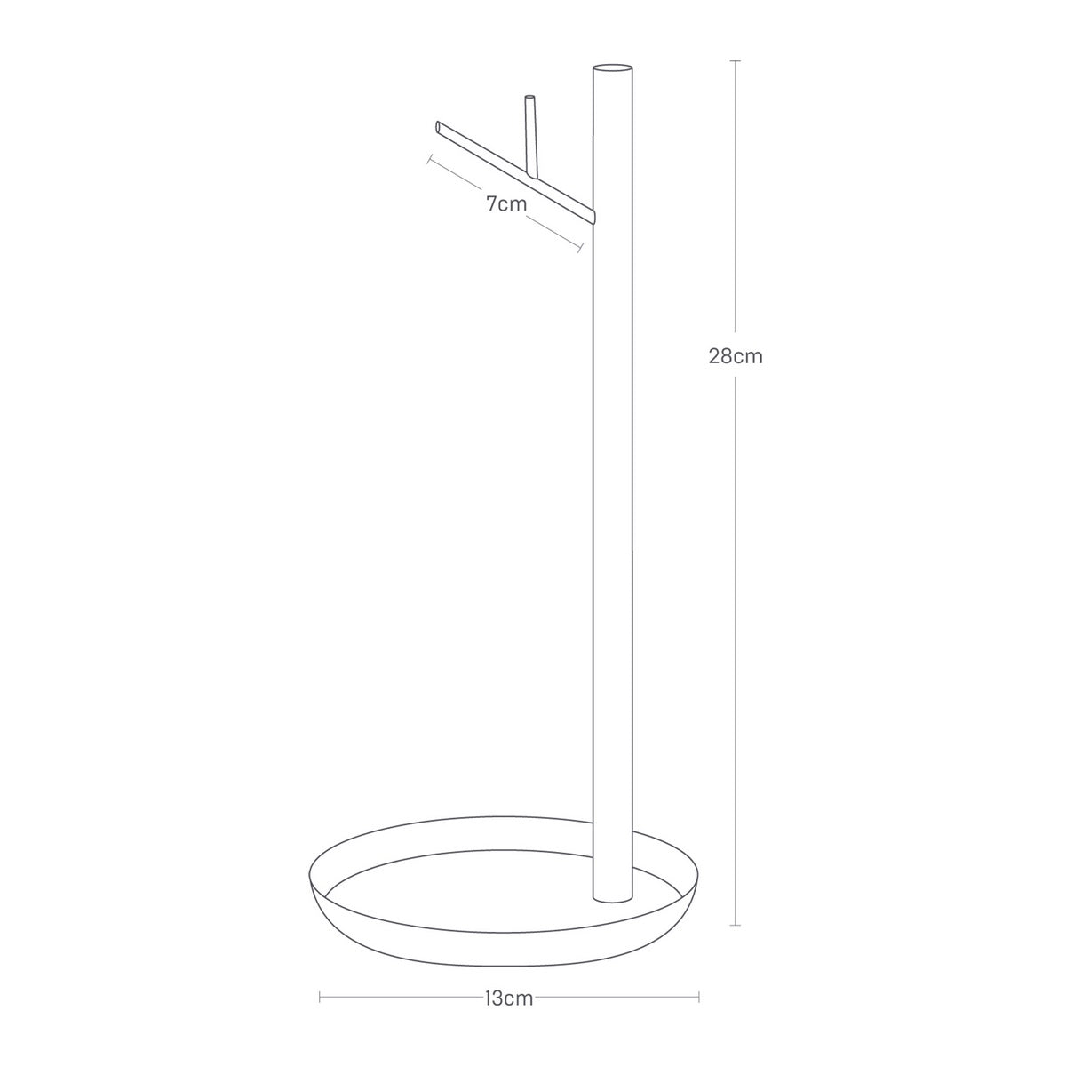 Soporte Para Plátanos - Tosca - Blanco