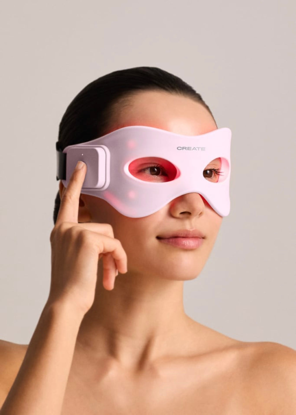 Skincare Led Eye Mask - Antifaz De Tratamiento Led 4 En 1 Para El Contorno De Ojos - Lavanda