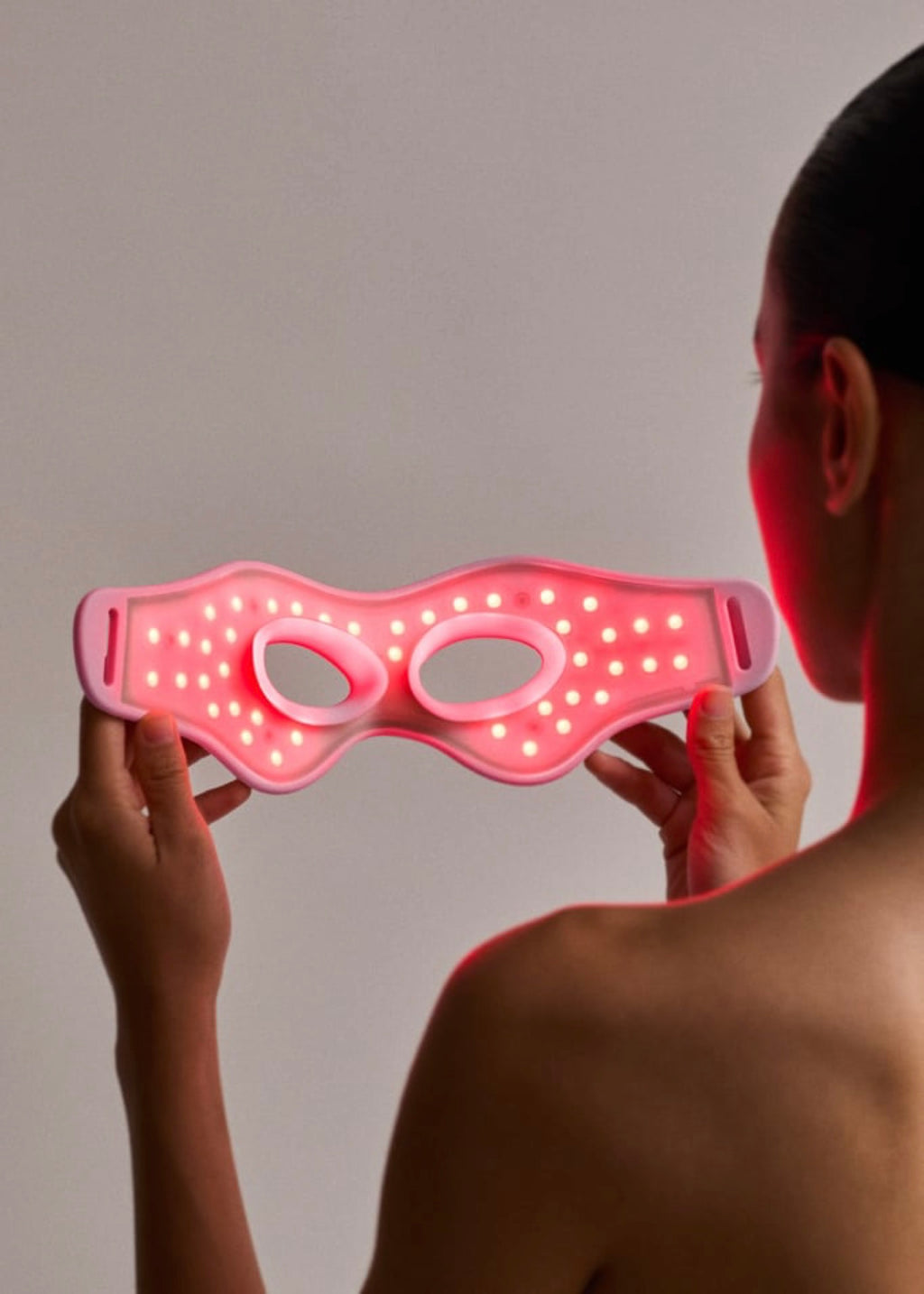 Skincare Led Eye Mask - Antifaz De Tratamiento Led 4 En 1 Para El Contorno De Ojos - Lavanda