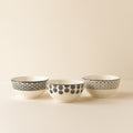 Lot De 6 Bols - Graphik - 50Cl - Porcelaine