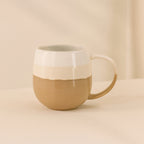 Lote de 6 tazas - Riga - 44 cl - Gres - Beige