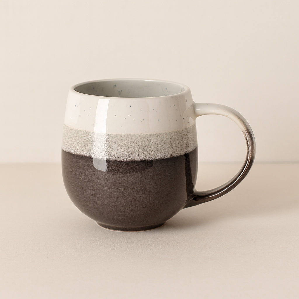 Lot De 6 Mugs - Riga - 44Cl - Grès - Marron