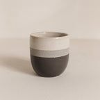 Set of 6 Espresso Cups - Riga - 11 cl - Stoneware - Brown