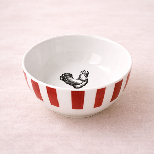 Cocorico - Sæt med 6 skåle - 45 cl - Porcelæn