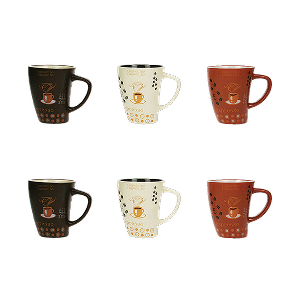 Set of 6 Mugs - Nova - 25 cl - Stoneware