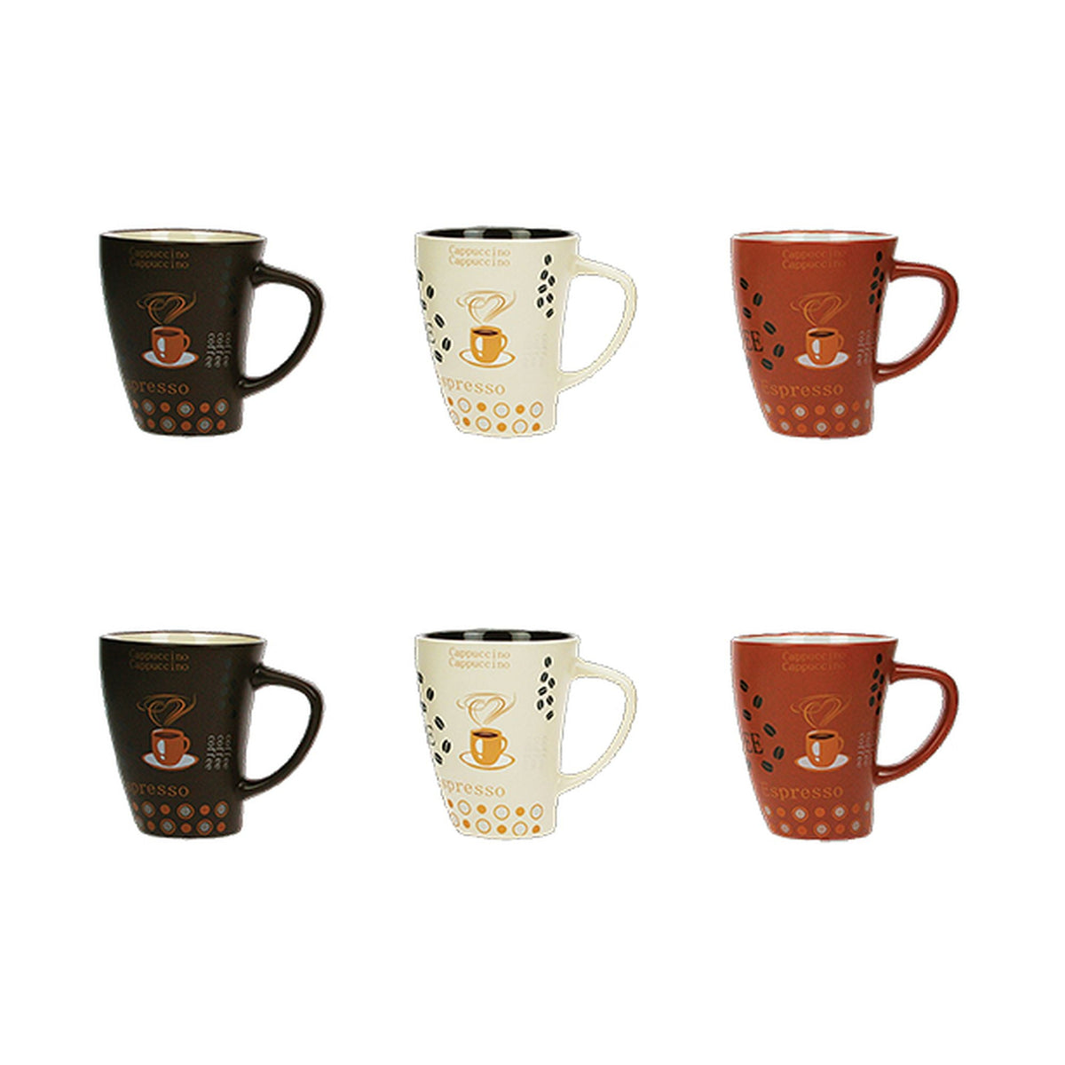 Set of 6 Mugs - Nova - 25 cl - Stoneware
