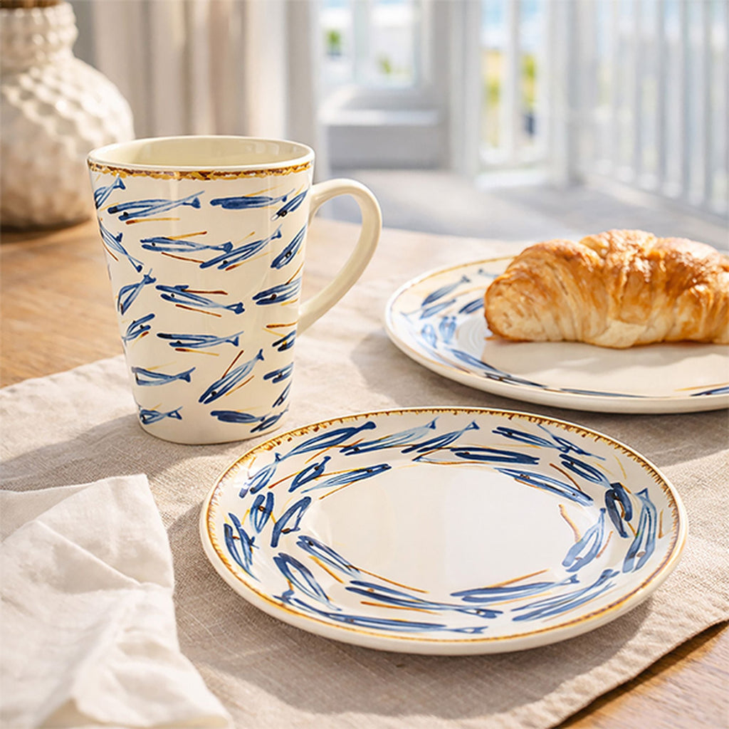 Set di 6 mug - Marius - 35 cl - Gres