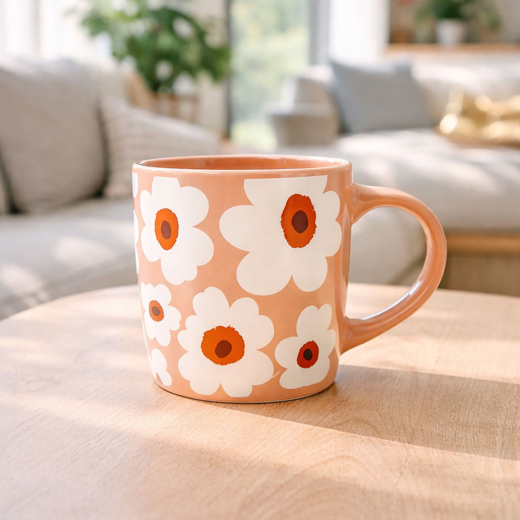 Set di 6 mug Margherita da 34 cl in gres